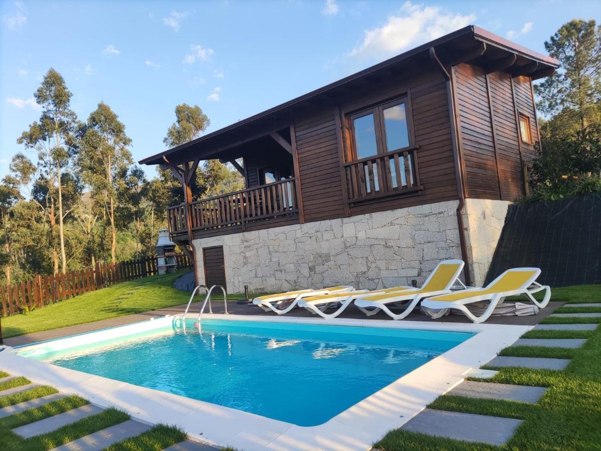 Quinta Da Resteva-Chale Do Rio Vieira do Minho Exterior foto
